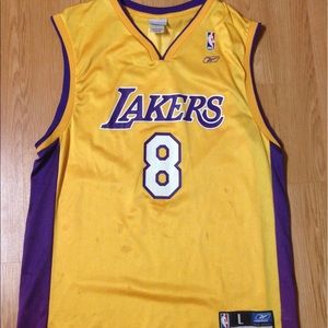 #8 Kobe Bryant Reebok Lakers Jersey